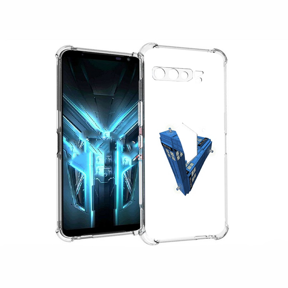 

Чехол MyPads Tocco для Asus ROG Phone 3 головолока абстракция, Прозрачный, Tocco