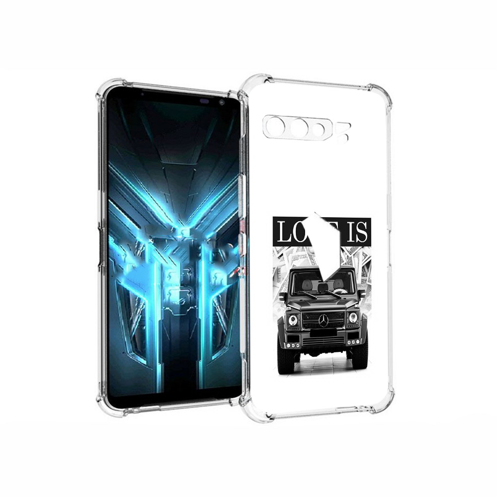 

Чехол MyPads Tocco для Asus ROG Phone 3 гелик, Прозрачный, Tocco