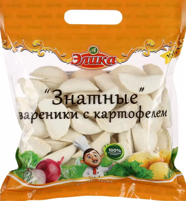 Вареники Элика Знатные с картофелем 69₽