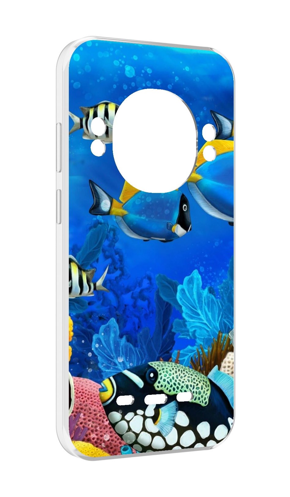 

Чехол Mypads Рыбки для Ulefone Power Armor 16 Pro, Прозрачный, Tocco