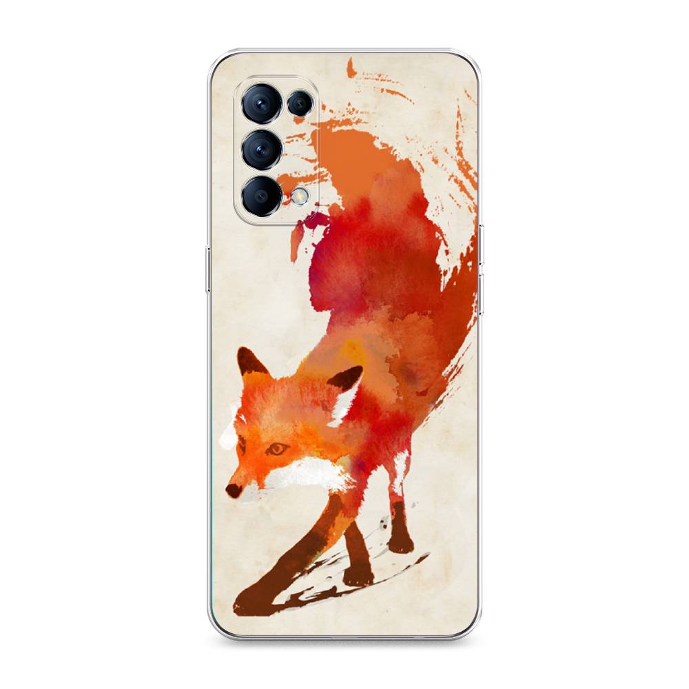 

Чехол Awog на Oppo Reno 5 "Лиса", Разноцветный, 255250-10