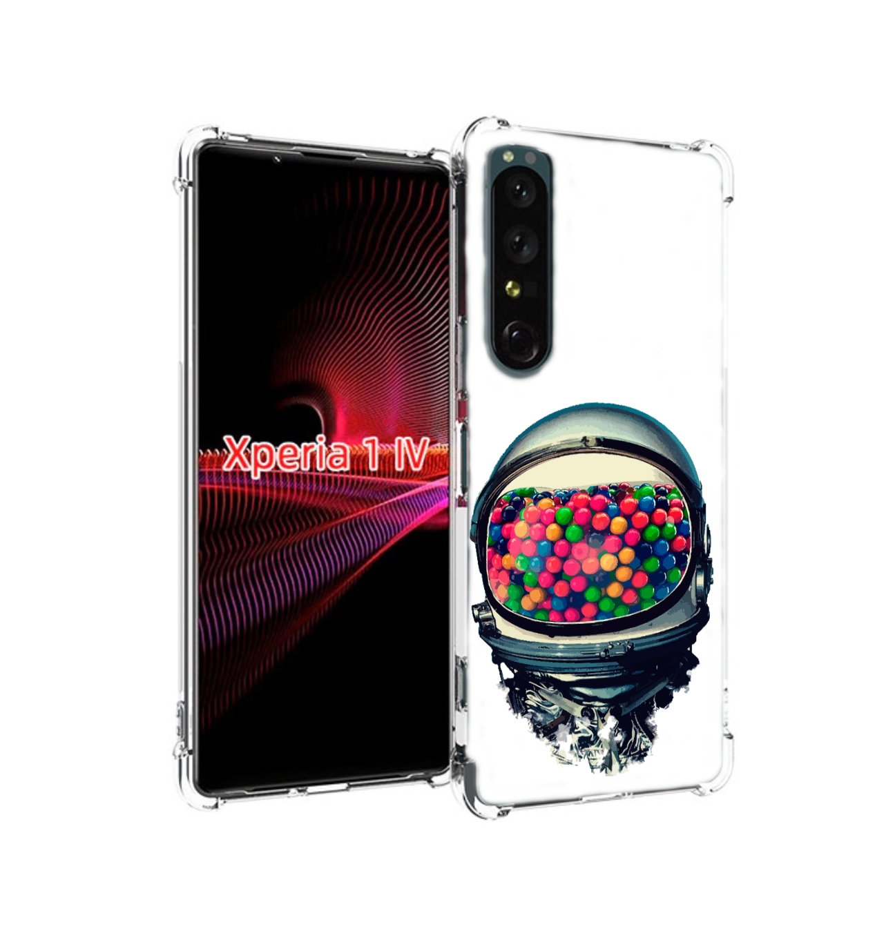 

Чехол накладка MyPads шлем космонавта для Sony Xperia 1 IV, Прозрачный, Tocco