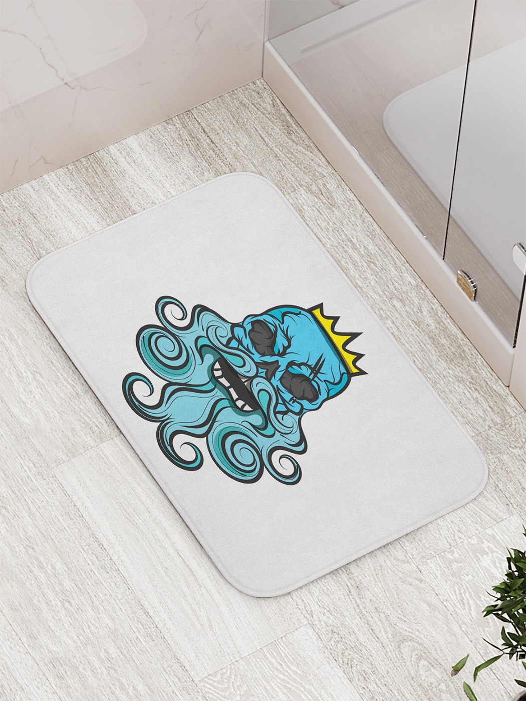 

Коврик противоскользящий для ванной, сауны, бассейна, 77х52 см bath_78504 JoyArty