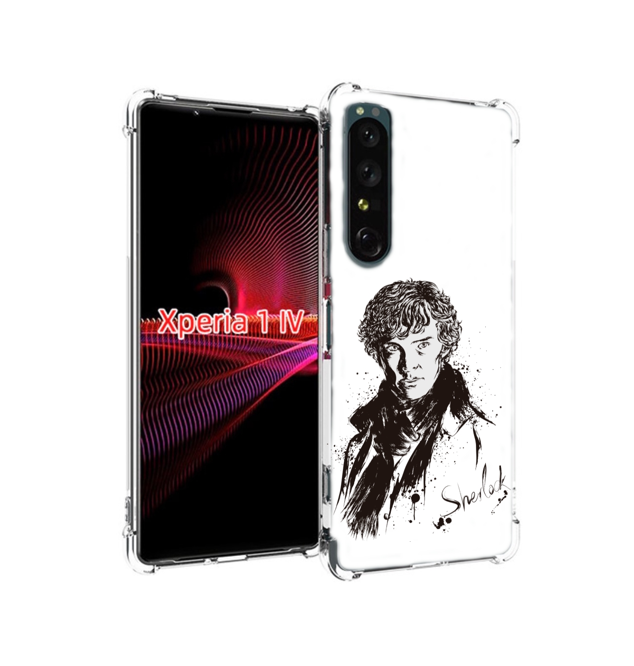

Чехол накладка MyPads шерлок холмс портрет для Sony Xperia 1 IV, Прозрачный, Tocco