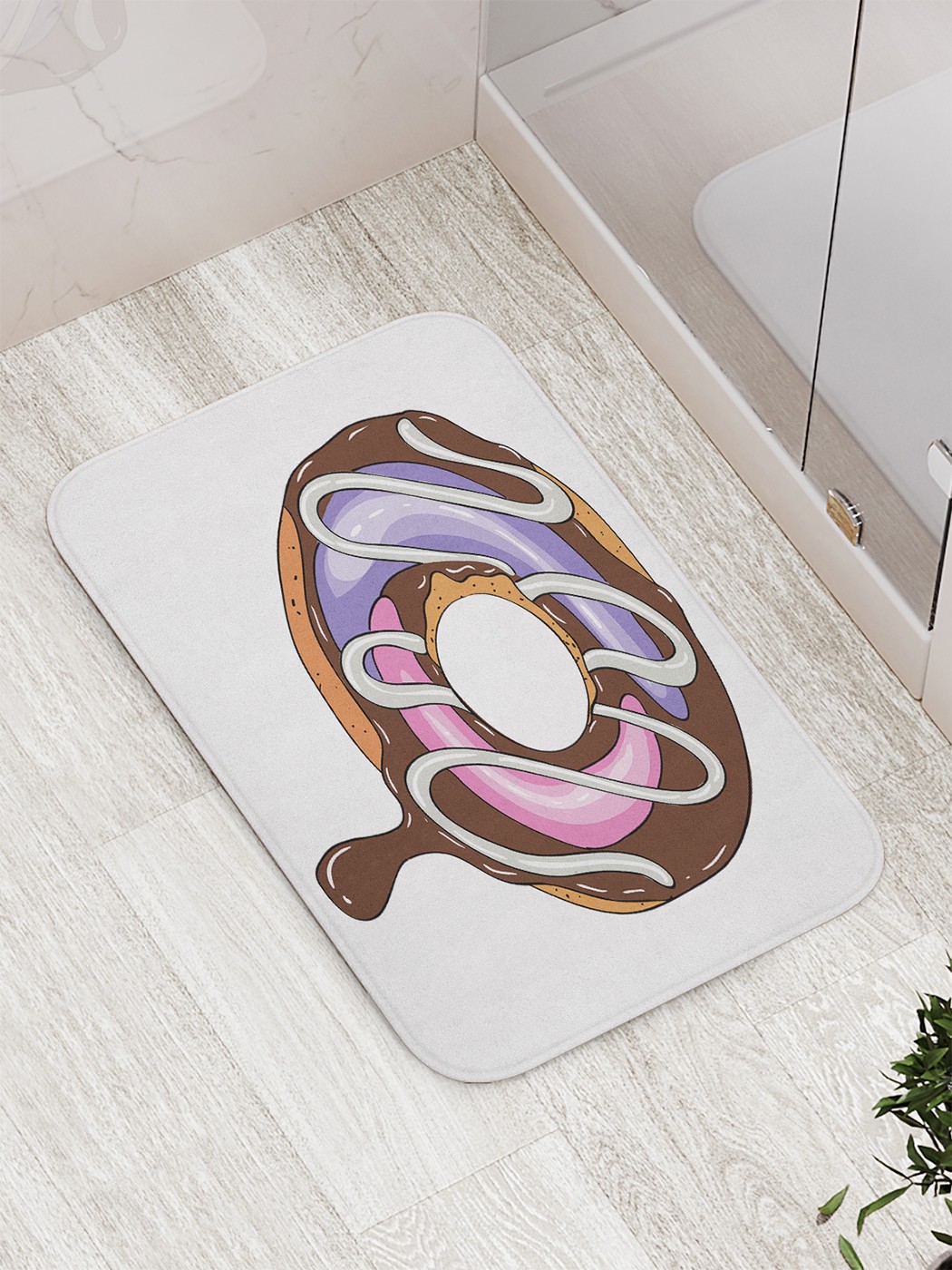 

Коврик противоскользящий для ванной, сауны, бассейна, 77х52 см bath_78502 JoyArty