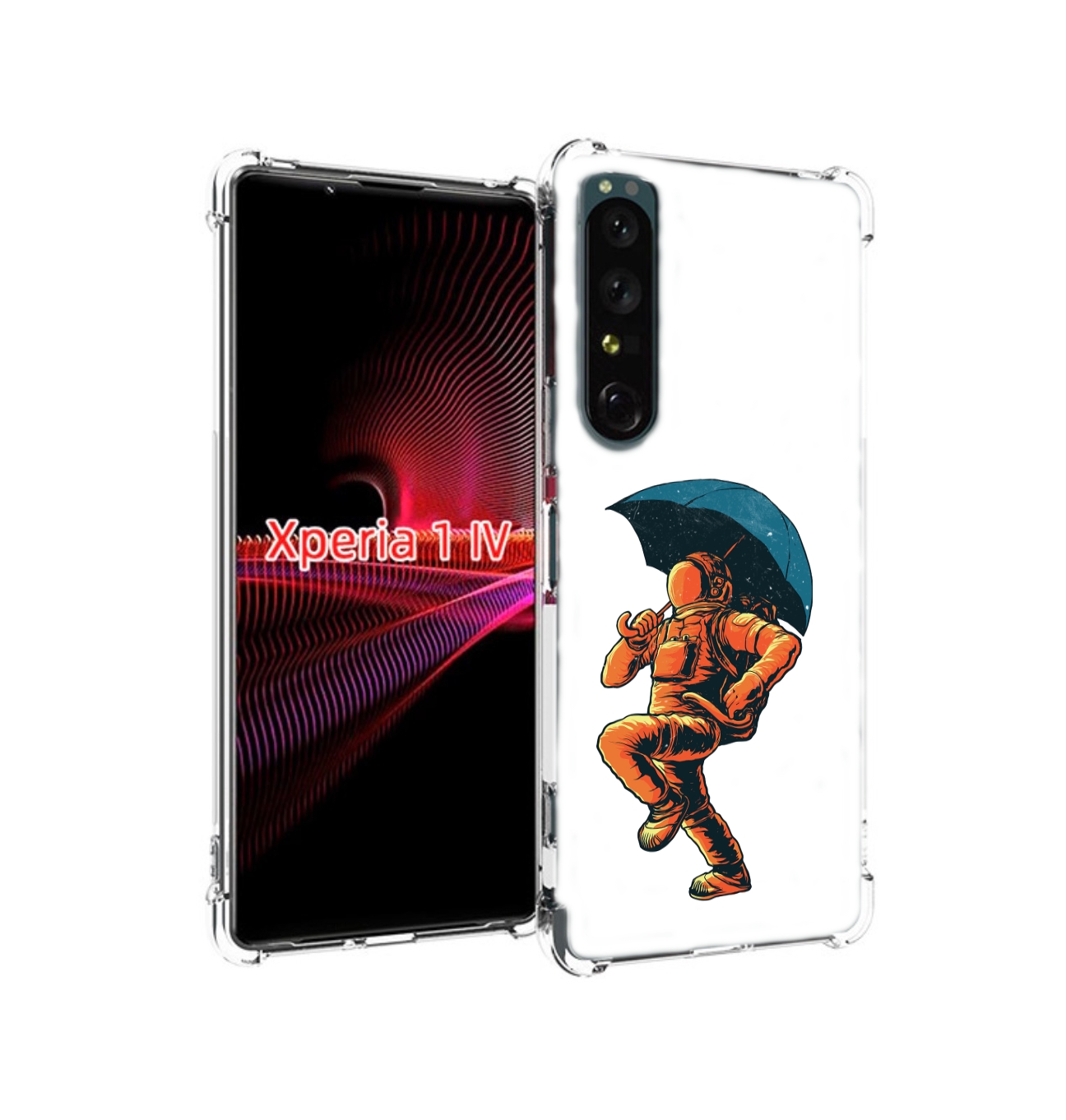 

Чехол накладка MyPads шагающий космонавт с зонтом для Sony Xperia ..., Прозрачный, Tocco
