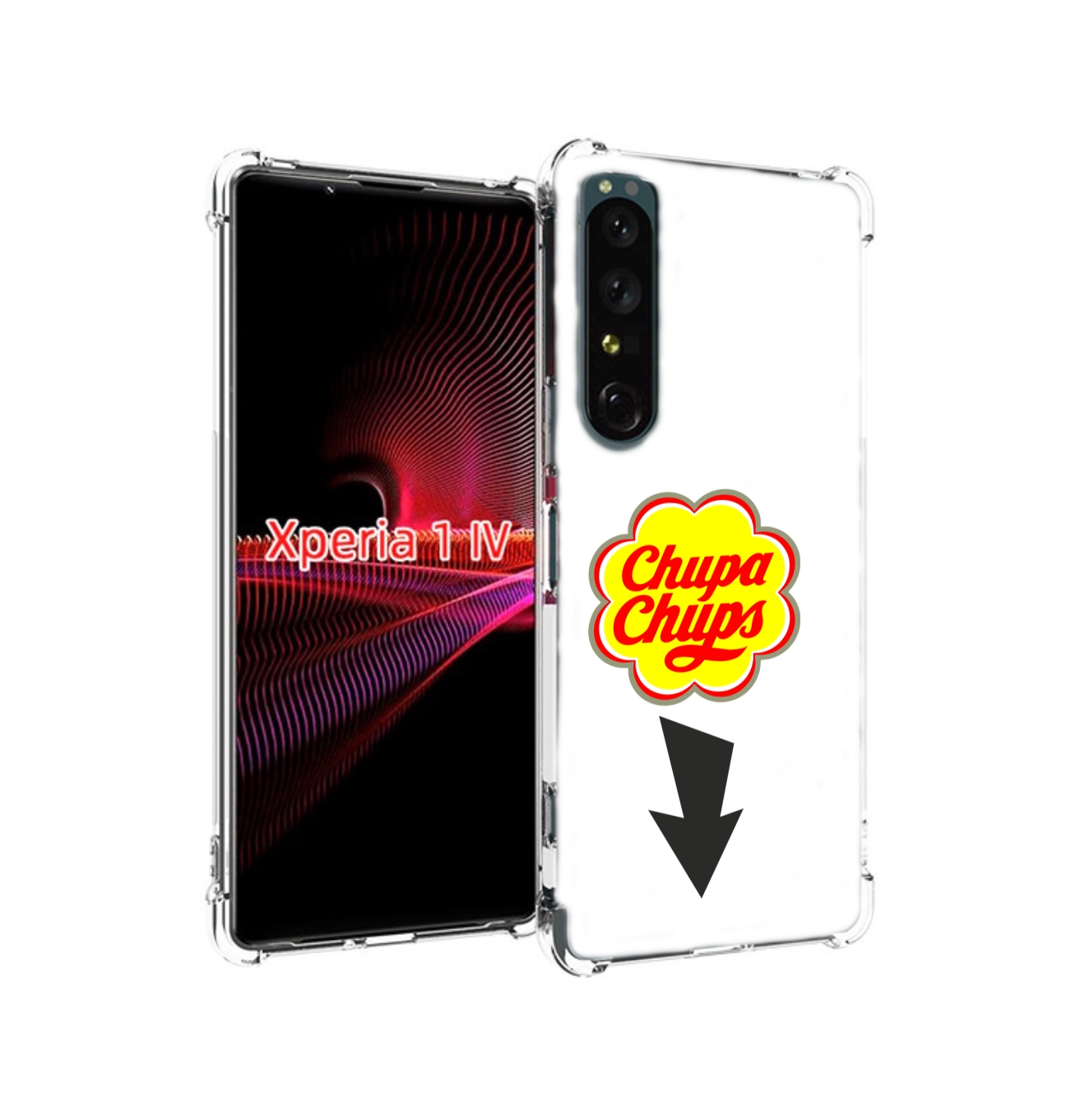 

Чехол накладка MyPads чупа чупс для Sony Xperia 1 IV, Прозрачный, Tocco