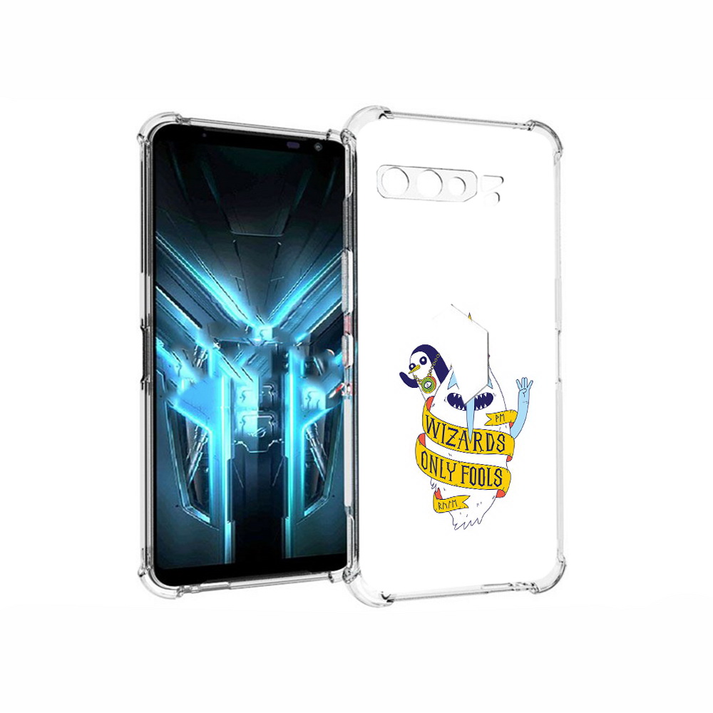 

Чехол MyPads Tocco для Asus ROG Phone 3 время приключений снежный король, Прозрачный, Tocco