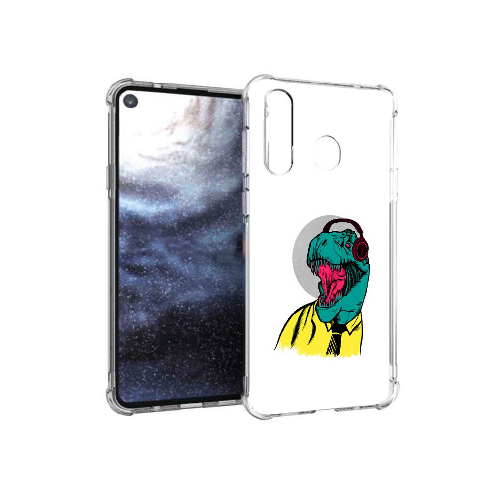 

Чехол MyPads Tocco для Samsung Galaxy A8s дино (PT124633.501.326), Прозрачный, Tocco