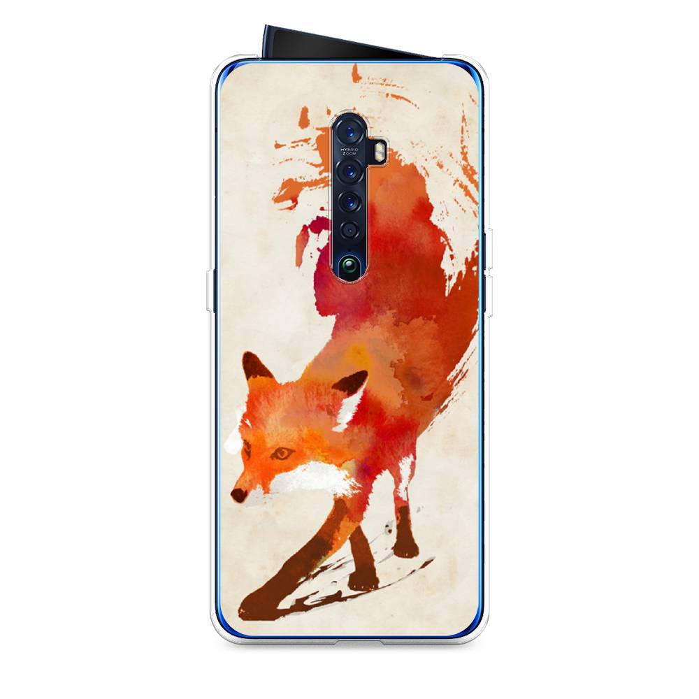 

Чехол Awog на Oppo Reno 2 "Лиса", Разноцветный, 253550-10