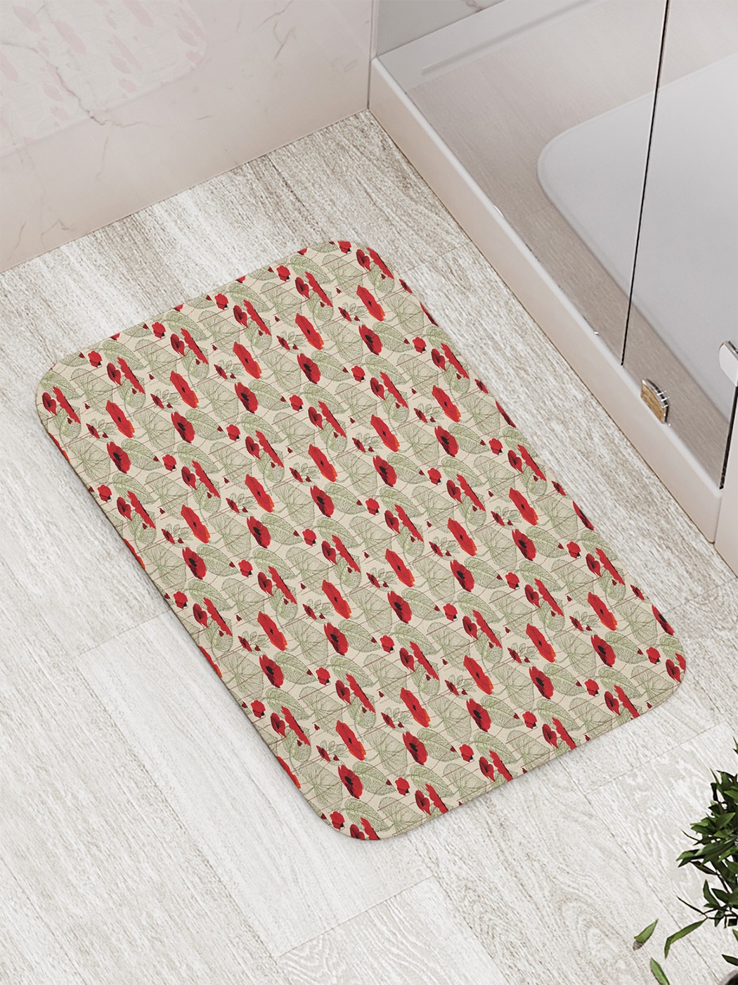 

Коврик противоскользящий для ванной, сауны, бассейна, 77х52 см bath_78475 JoyArty
