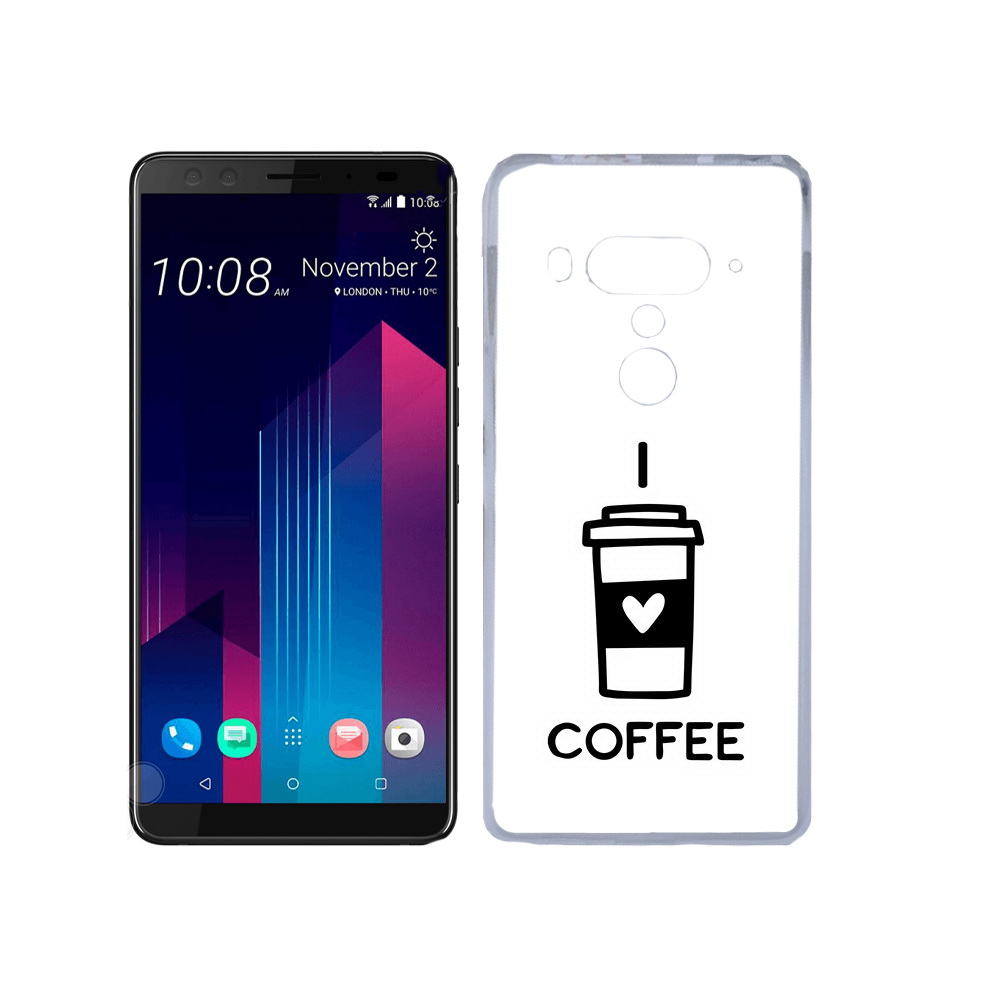 

Чехол MyPads Tocco для HTC U12+ Я люблю кофе, Прозрачный, Tocco