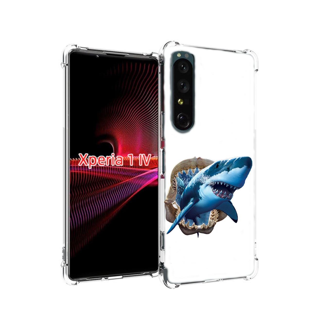 

Чехол накладка MyPads челюсти для Sony Xperia 1 IV, Прозрачный, Tocco