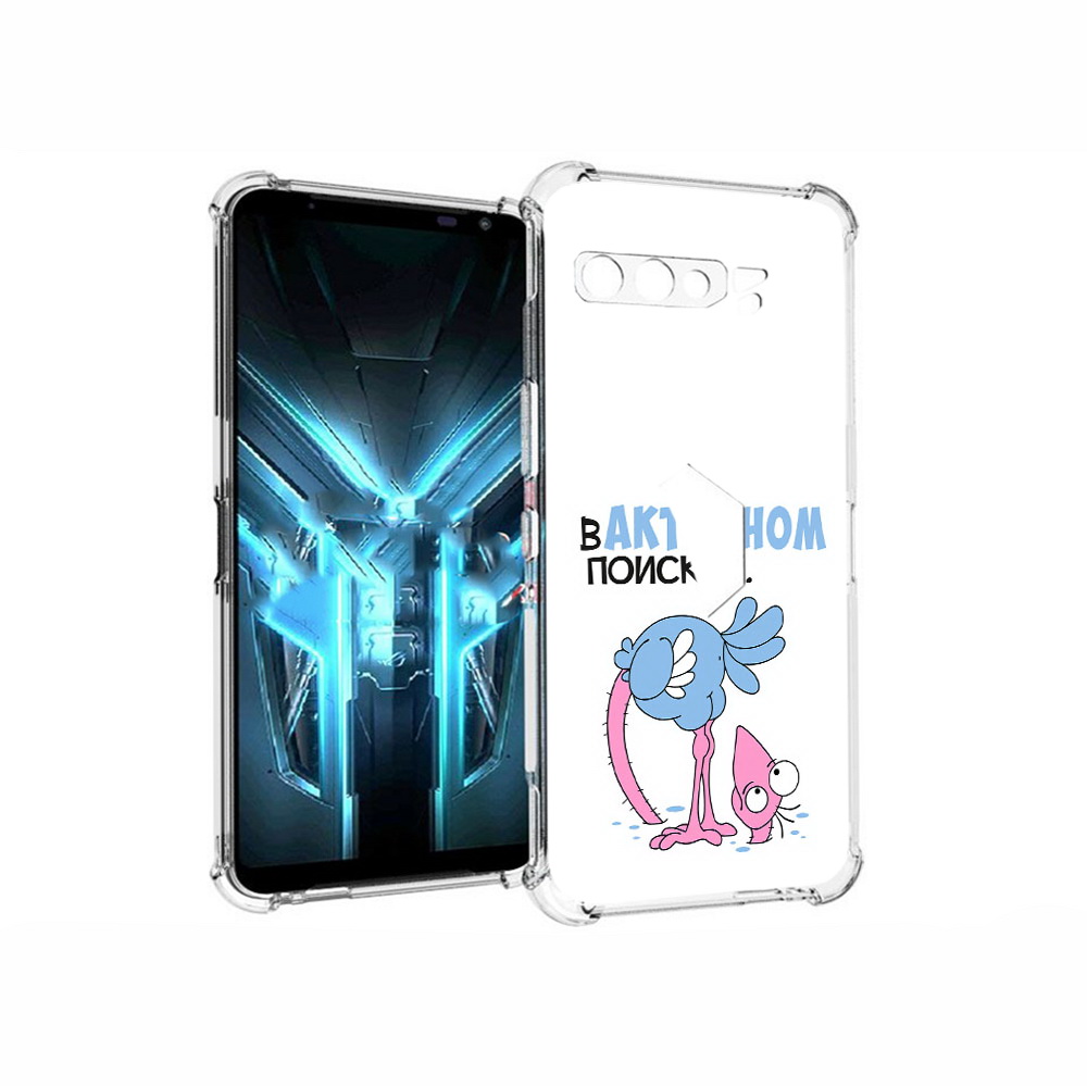 

Чехол MyPads Tocco для Asus ROG Phone 3 в активном поиске, Прозрачный, Tocco