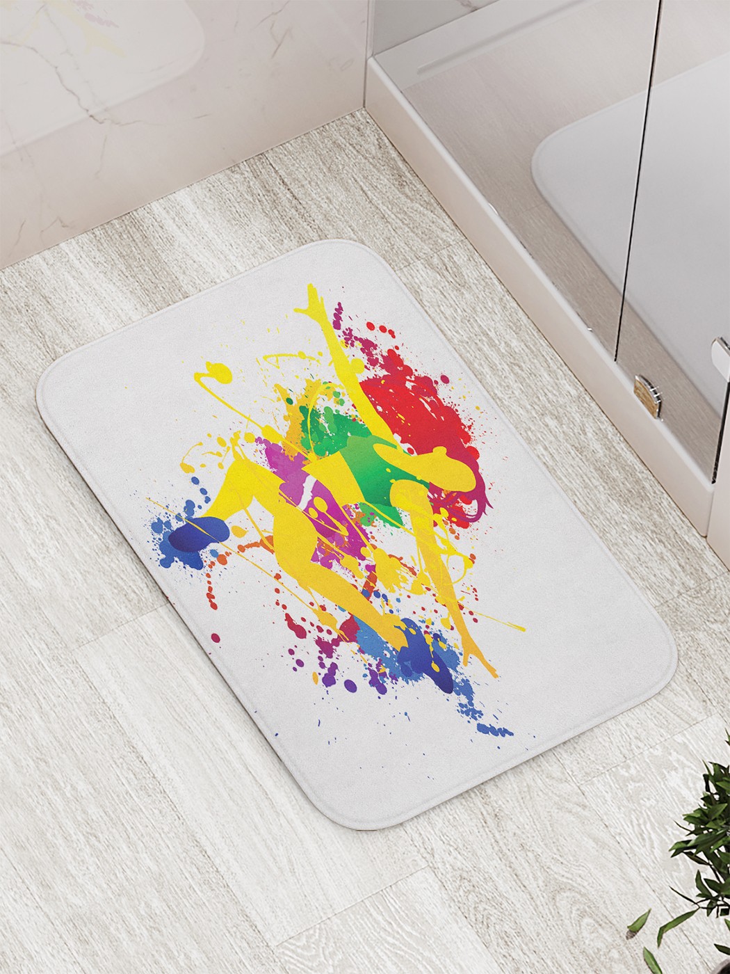 

Коврик противоскользящий для ванной, сауны, бассейна, 77х52 см bath_78437 JoyArty