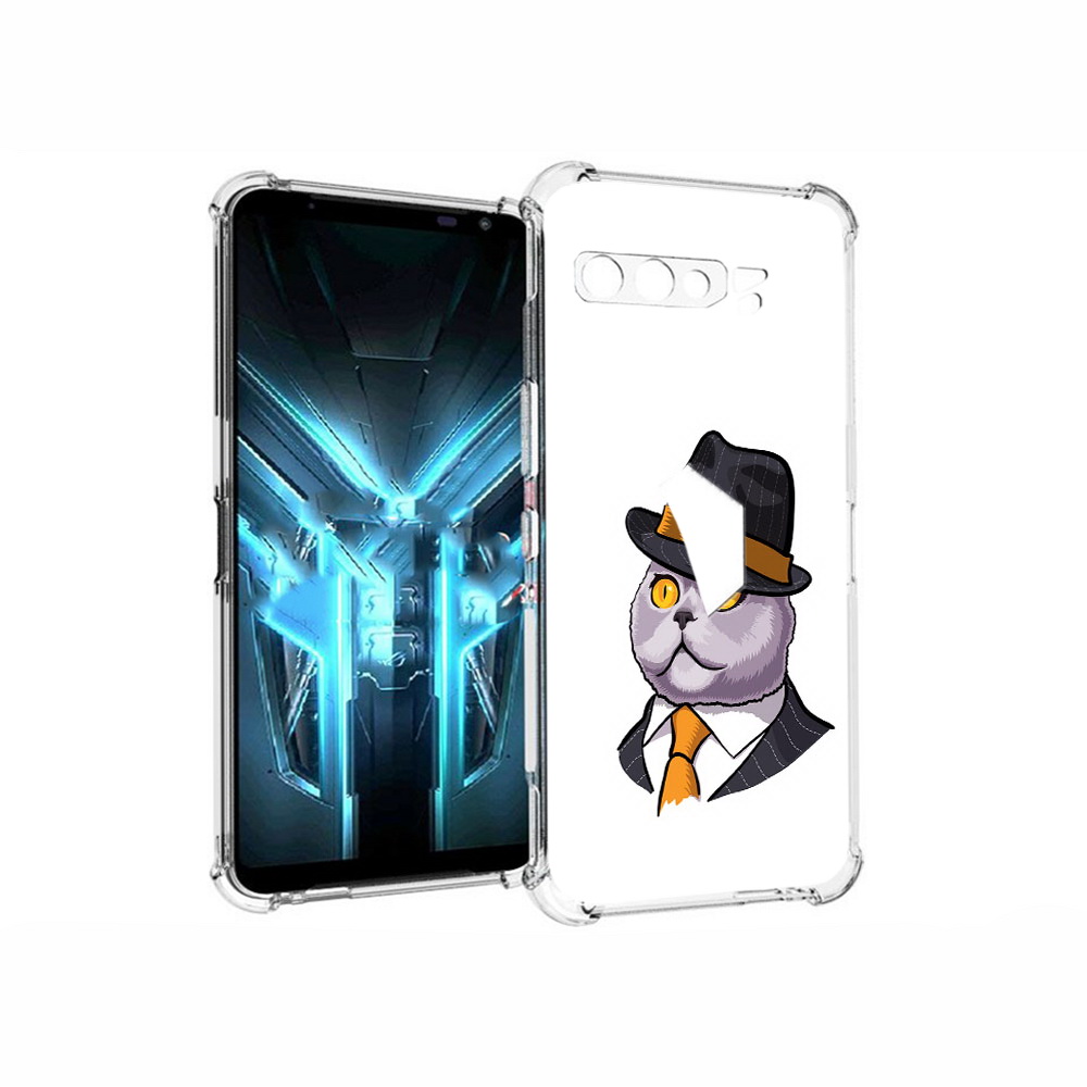 

Чехол MyPads Tocco для Asus ROG Phone 3 британец, Прозрачный, Tocco