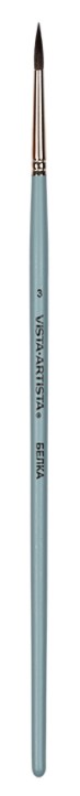 Набор кистей Vista-Artista №03 10231-03 белка круглая 10 шт короткая ручка