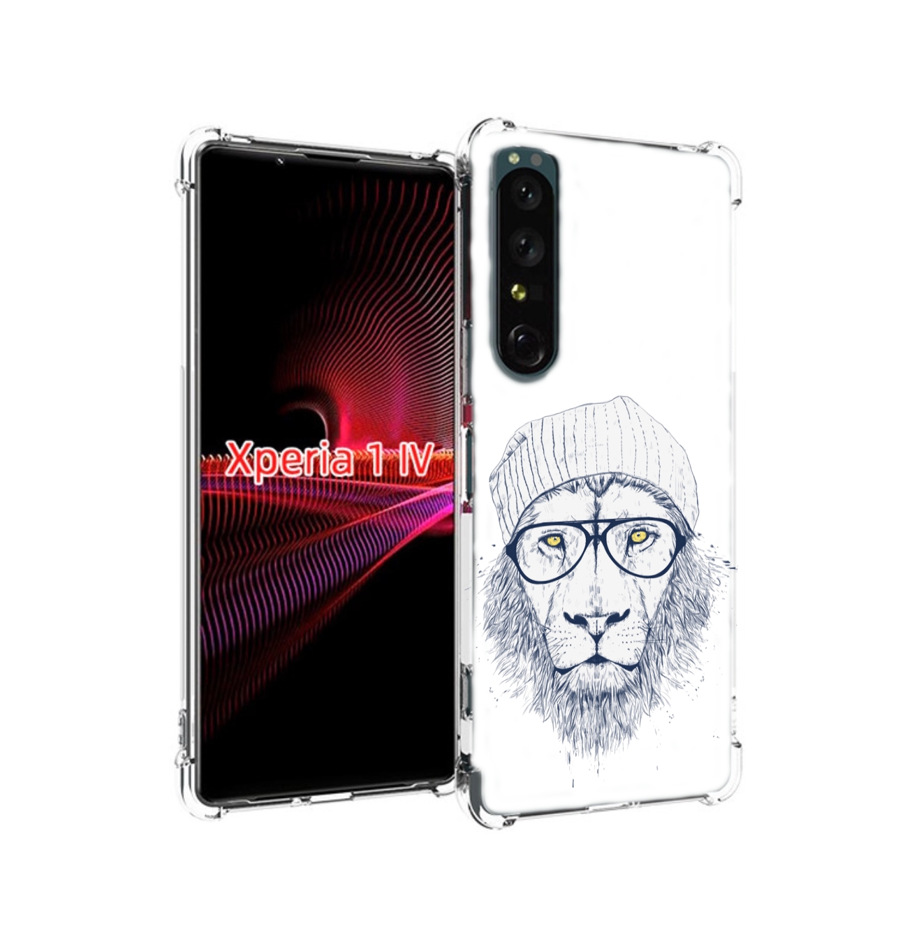 

Чехол накладка MyPads хиппи лев для Sony Xperia 1 IV, Прозрачный, Tocco