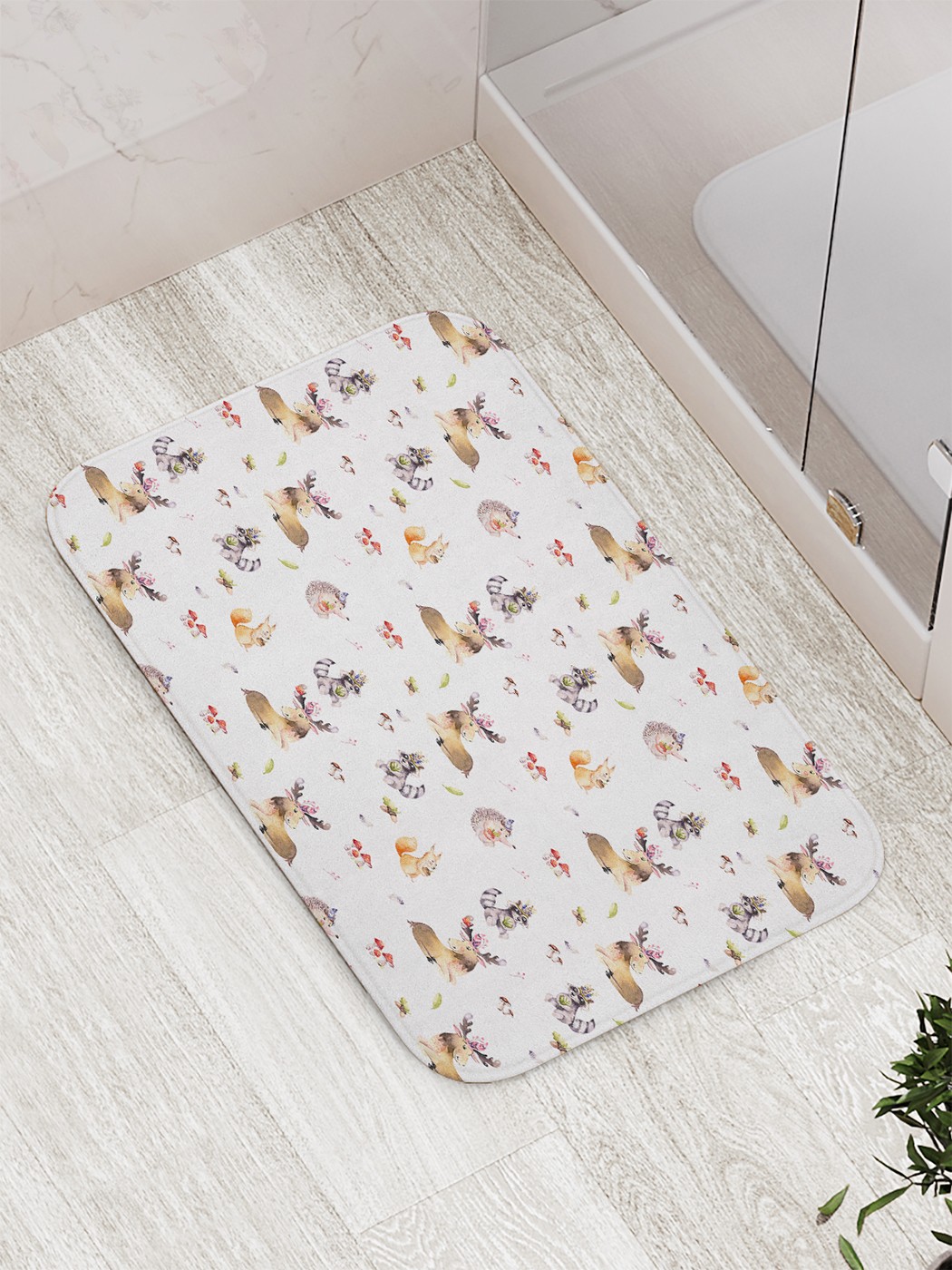 

Коврик противоскользящий для ванной, сауны, бассейна, 77х52 см bath_78342 JoyArty