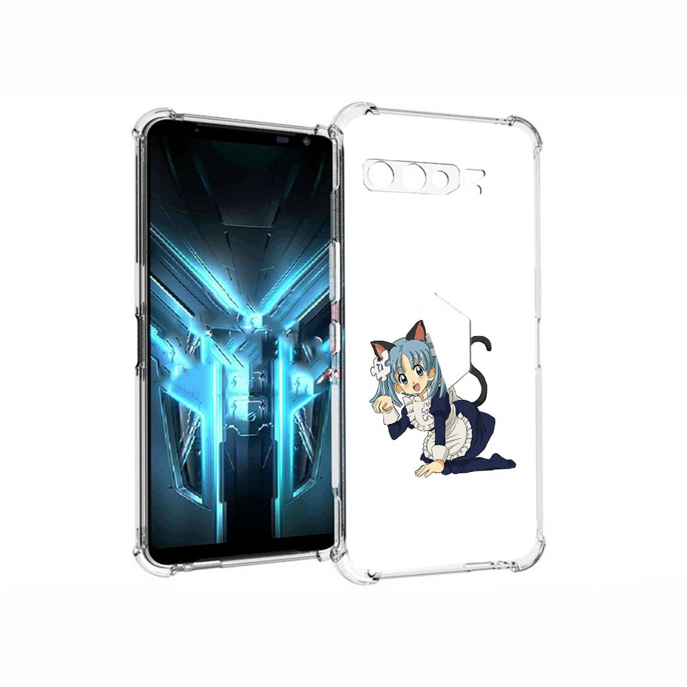 

Чехол MyPads Tocco для Asus ROG Phone 3 аниме3, Прозрачный, Tocco