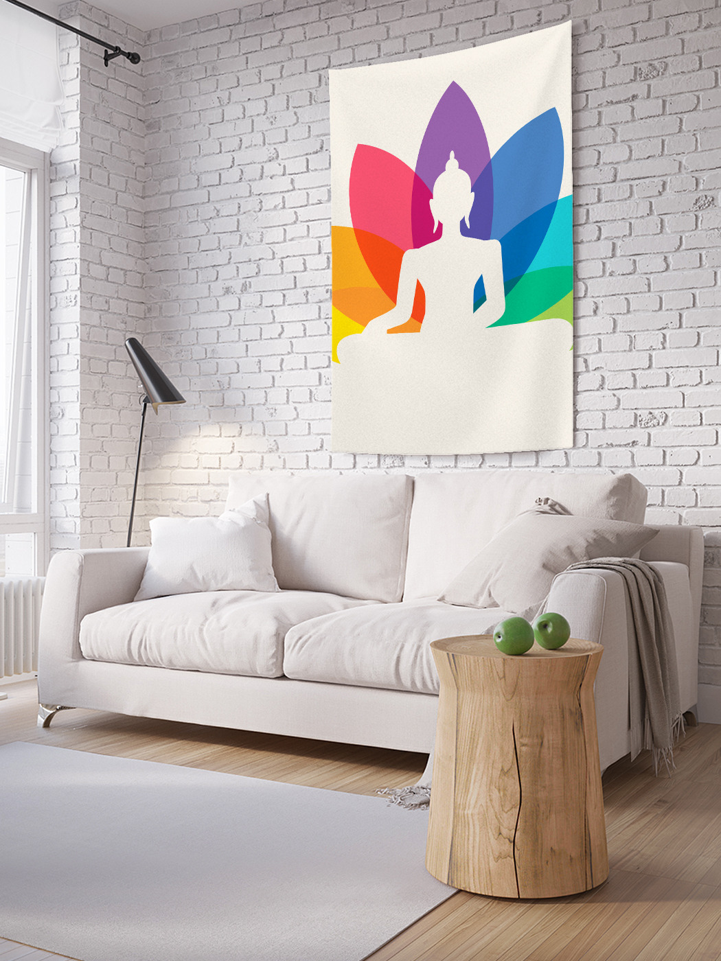 

Вертикальное фотопанно на стену JoyArty Красочная медитация 100x150 см, Красочная медитация