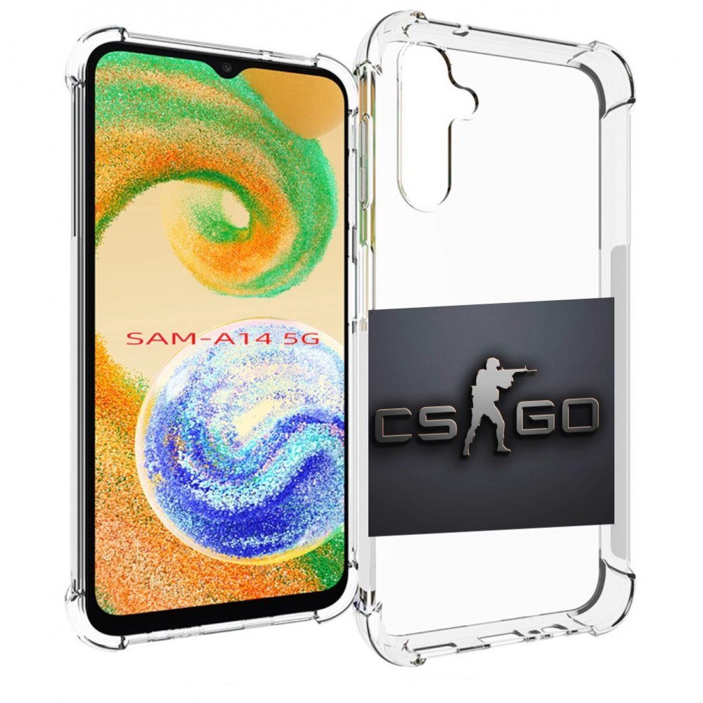 

Чехол MyPads CS go логотип мужской для Samsung Galaxy A14 5G, Прозрачный, Tocco