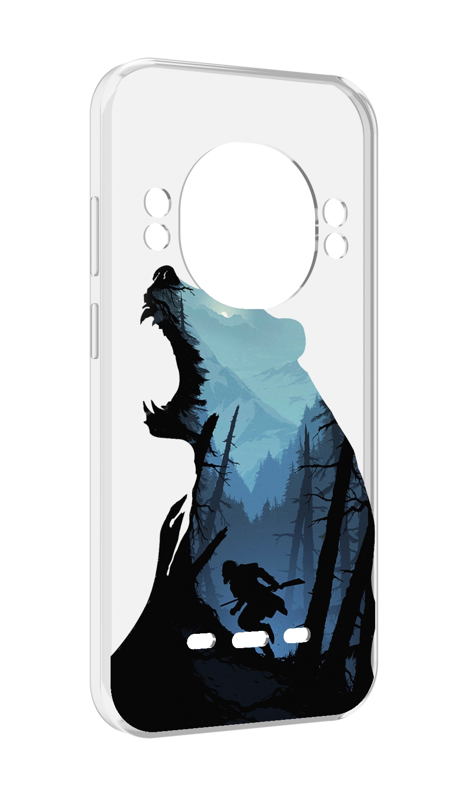 

Чехол Mypads Ночной-Медведь для Ulefone Power Armor 16 Pro, Прозрачный, Tocco