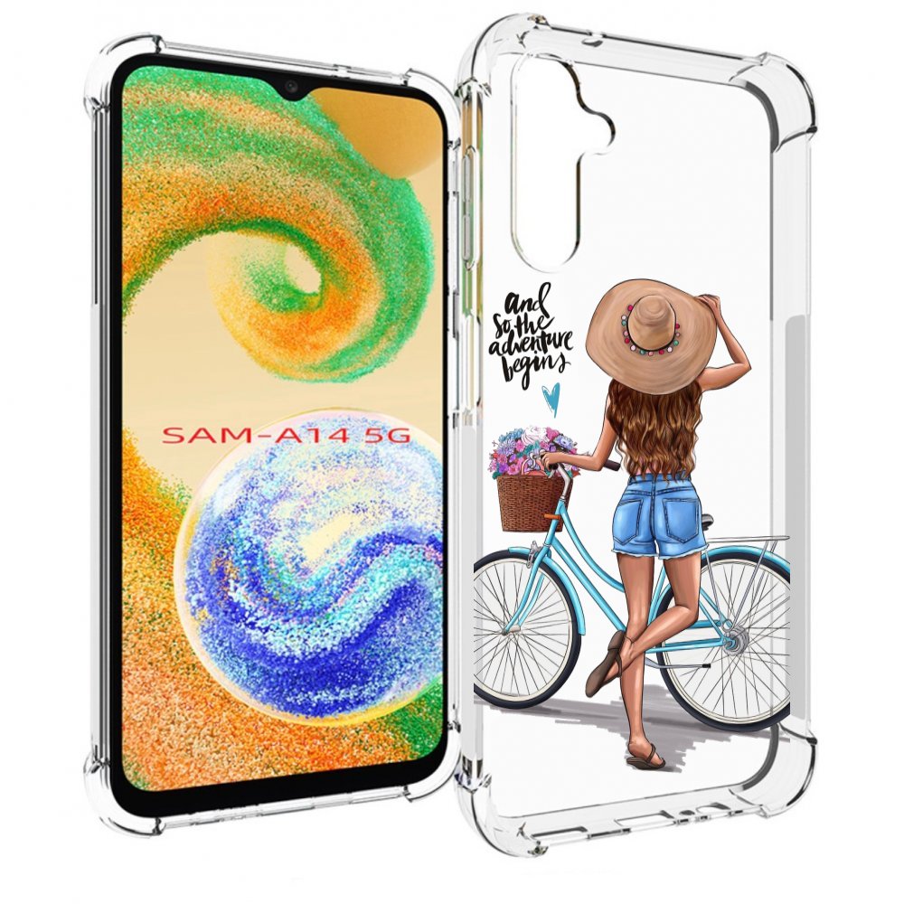 

Чехол MyPads Adventure женский для Samsung Galaxy A14 5G, Прозрачный, Tocco