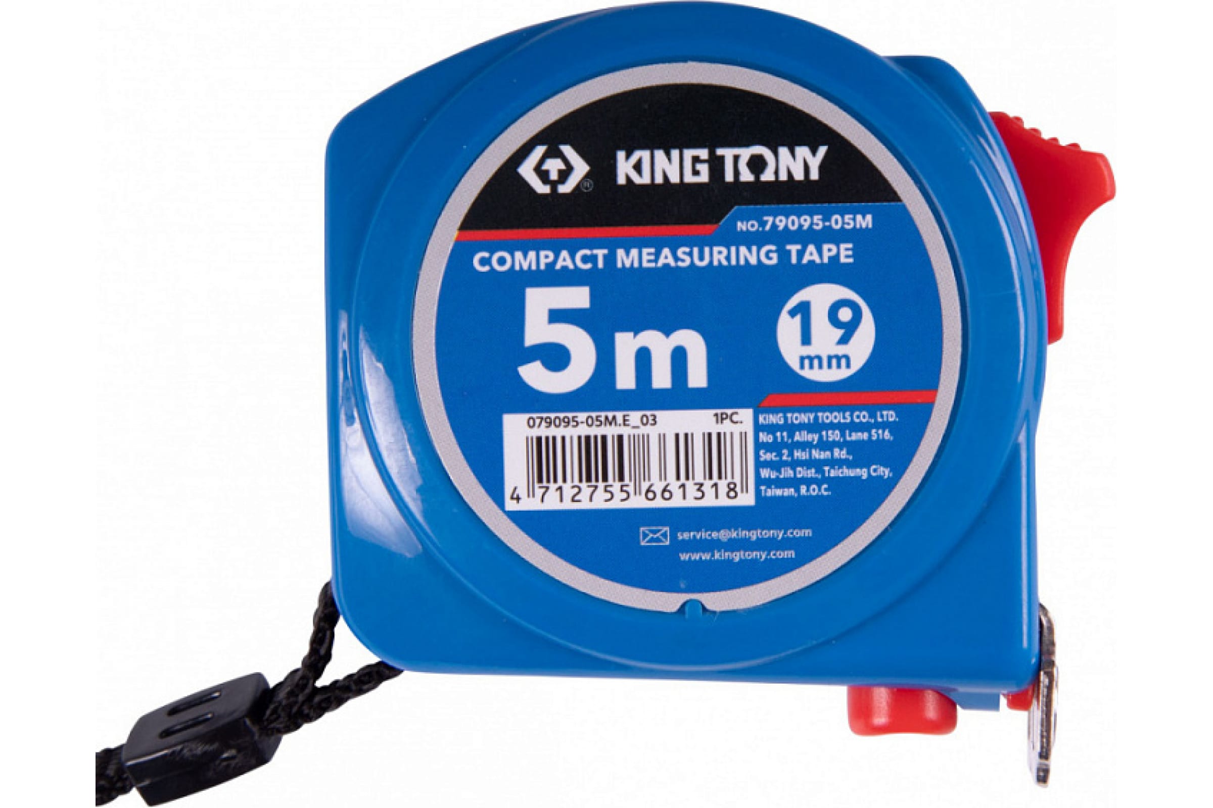 

KING TONY Рулетка измерительная 5 м, магнитный крюк KING TONY 79095-05M