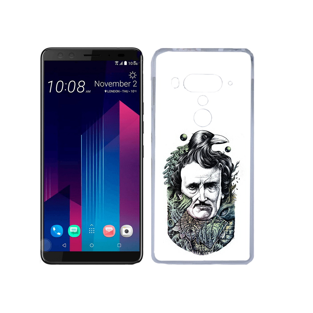 

Чехол MyPads Tocco для HTC U12+ Эдгар Аллан с вороном, Прозрачный, Tocco