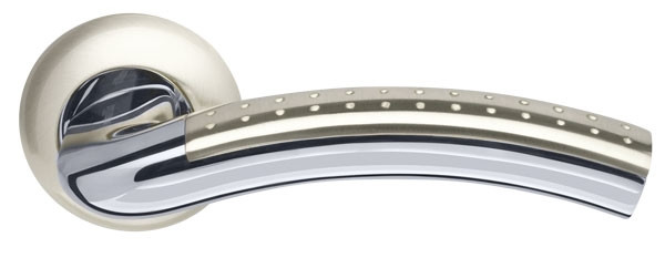 

Ручка раздельная Armadillo (Армадилло) Libra LD26-1SN/CP-3 матовый никель/хром TECH (кв. 8, Серебристый