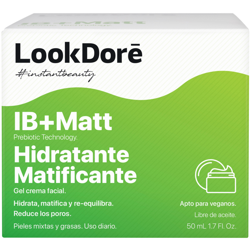 фото Матирующий гель-крем lookdore ib+matt moisturizing mattifying gel cream 50 мл