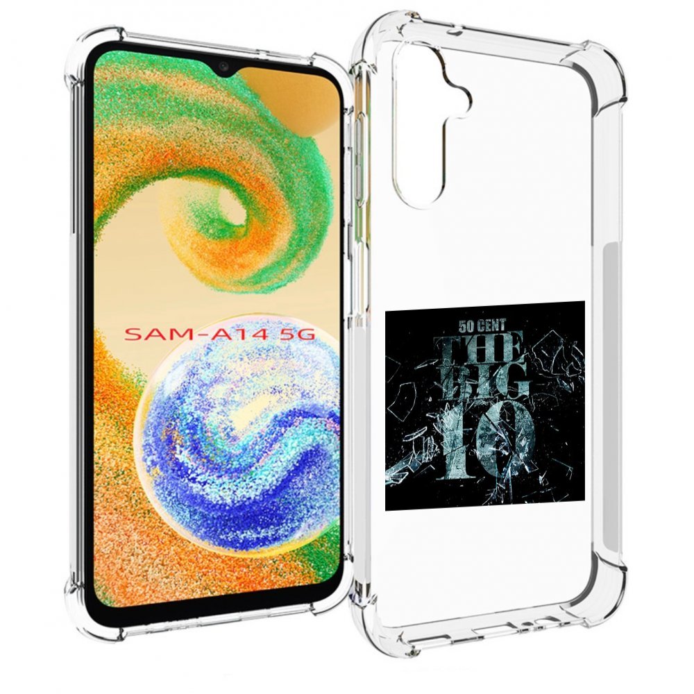 

Чехол MyPads 50 Cent - The Big 10 для Samsung Galaxy A14 5G, Прозрачный, Tocco