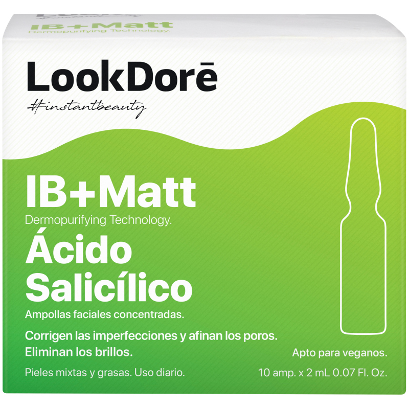 Купить Сыворотка для проблемной кожи LOOKDORE IB+MATT AMPOULE ANTI-IMPERFECTIONS SALICYLIC 10х2мл