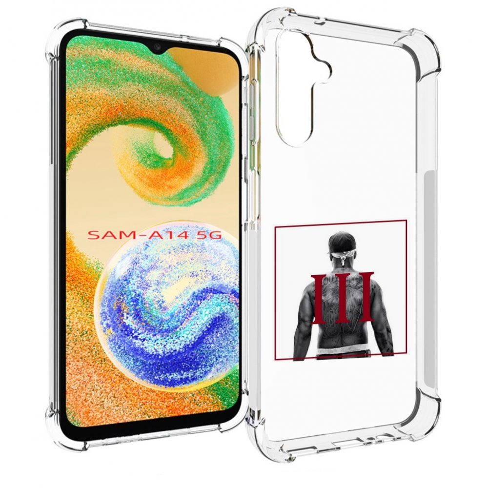 

Чехол MyPads 50 Cent - Straight Outta The Hood III для Samsung Galaxy A14 5G, Прозрачный, Tocco