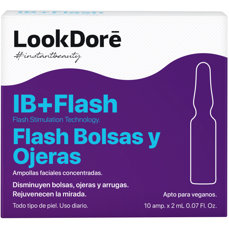 Сыворотка для контура век LookDore IB Flash Ampoules Flash Eyes концентрированная, 10x2 мл