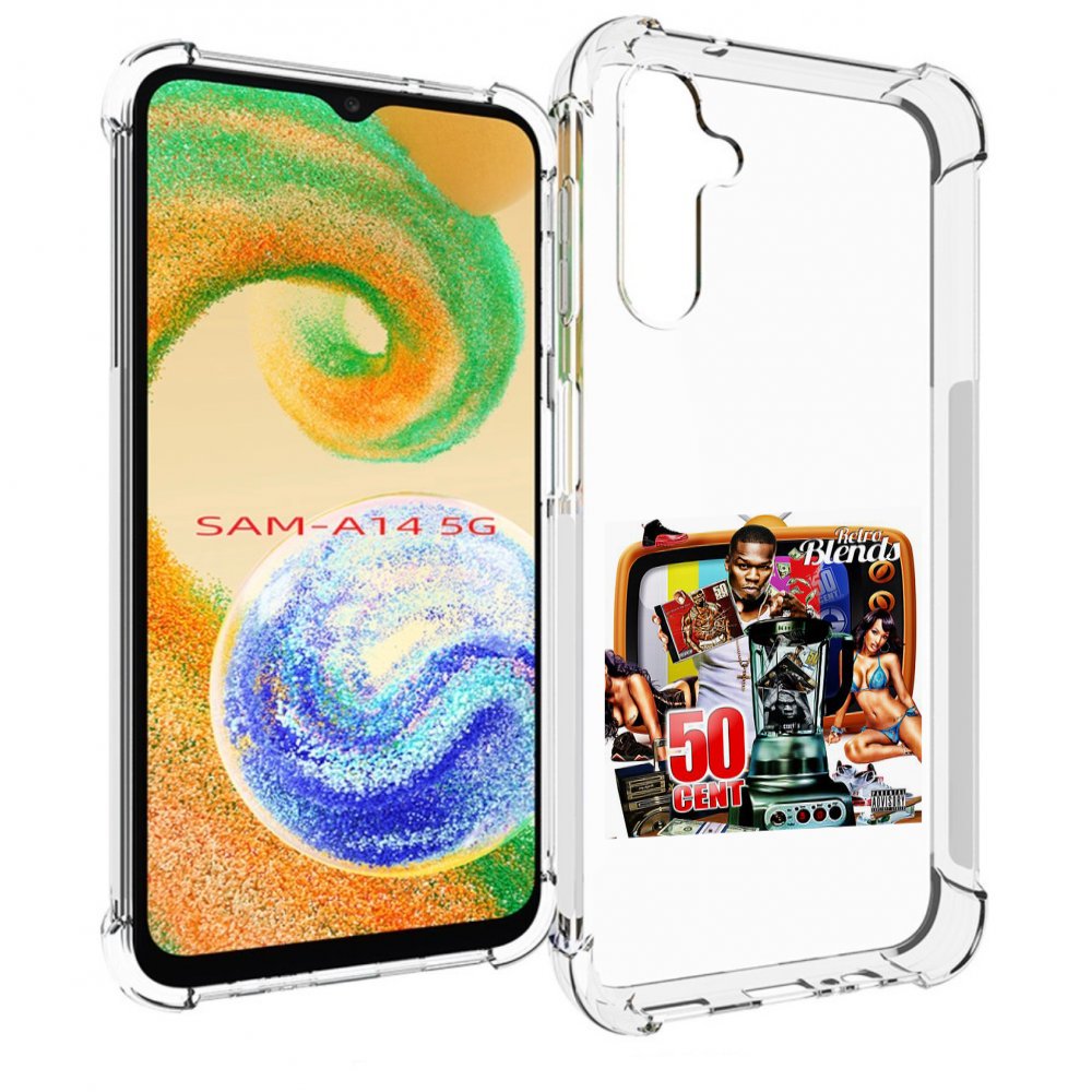 

Чехол MyPads 50 Cent - Retro 50 Cent Blends для Samsung Galaxy A14 5G, Прозрачный, Tocco