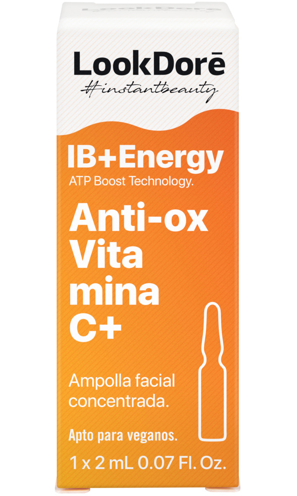 фото Сыворотка с витамином с lookdore ib+energy ampoules anti-ox vitamin c+ 1x2 мл