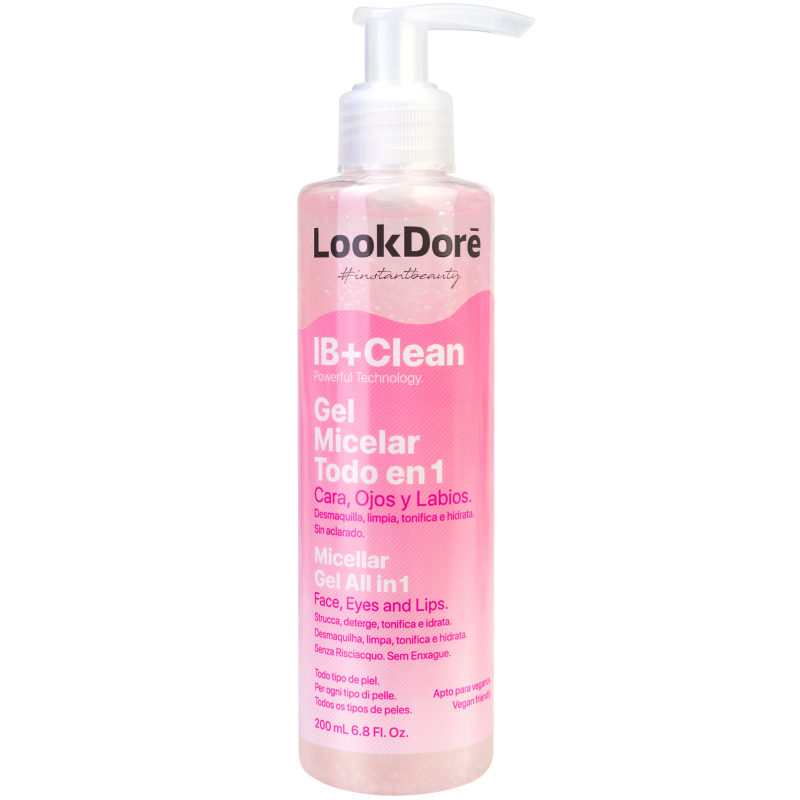 фото Мультифункциональный мицеллярный гель lookdore ib+clean micellar gel all in 1 200 ml