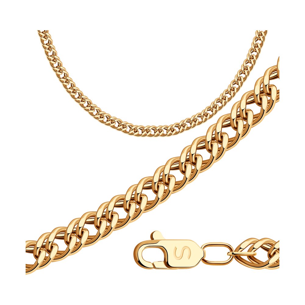 

Цепочка из красного золота 45 см SOKOLOV 582011006, 582011006