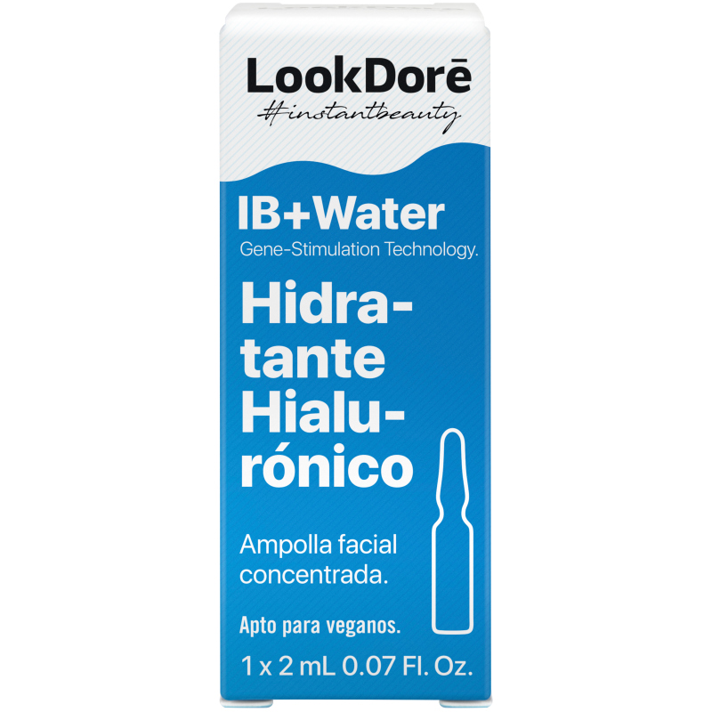 фото Сыворотка для увлажнения lookdore ib+ water ampoules moisturising hyaluronic 1x2 мл