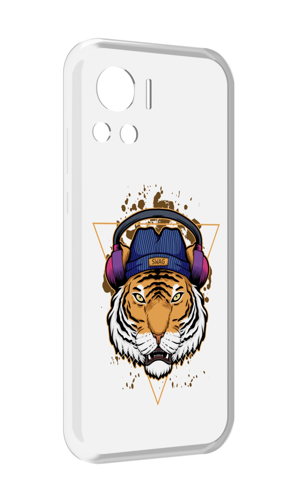 

Чехол MyPads Тигр-Свэг для Motorola Edge 30 Ultra, Прозрачный, Tocco