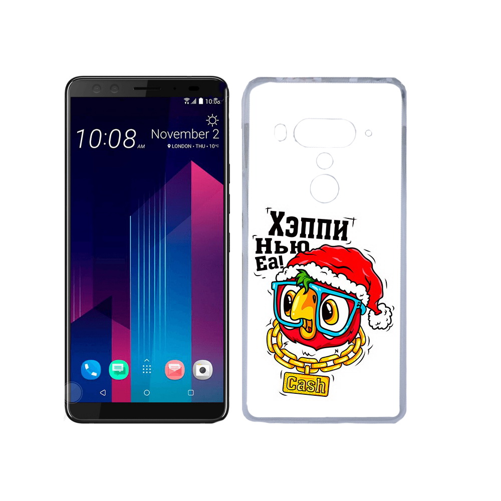 

Чехол MyPads Tocco для HTC U12+ Хэппи нью еа, Прозрачный, Tocco