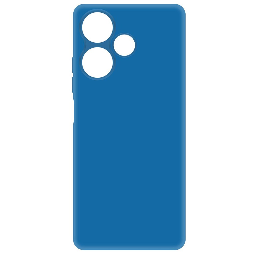 

Чехол-накладка Krutoff Silicone Case для INFINIX Hot 30i синий