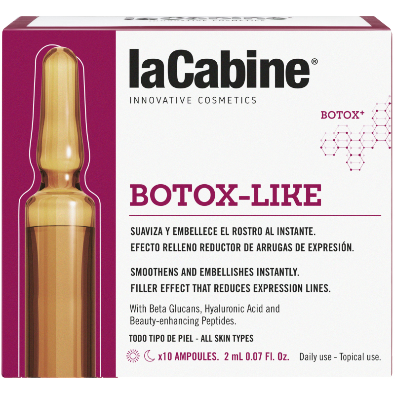 фото Концентрированная сыворотка с эффектом ботокса la cabine botox like ampoules 10*2 мл