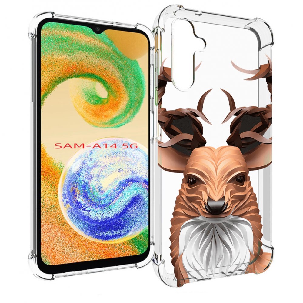 

Чехол MyPads 3D-олень для Samsung Galaxy A14 5G, Прозрачный, Tocco