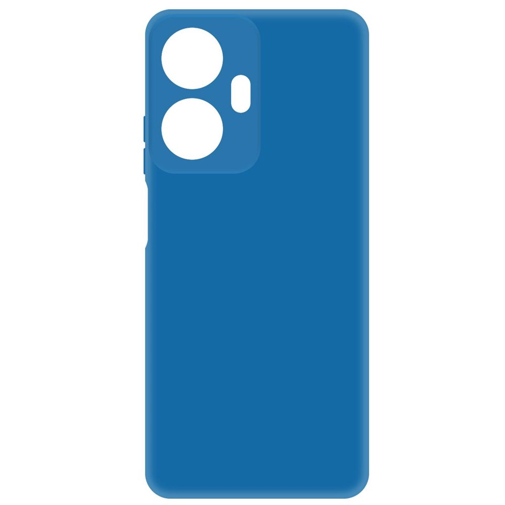 

Чехол-накладка Krutoff Silicone Case для Realme C55 синий
