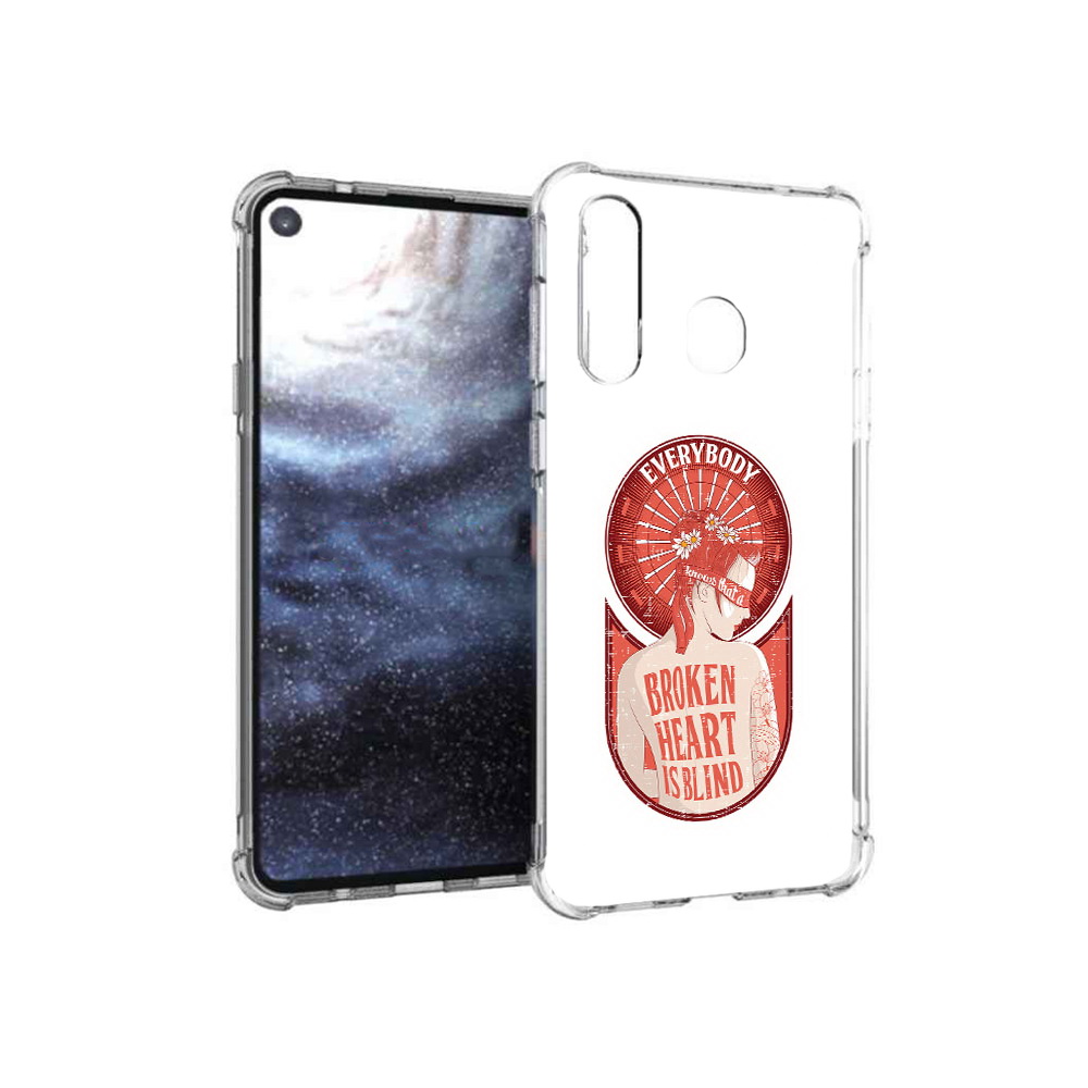 

Чехол MyPads Tocco для Samsung Galaxy A8s девушка разбитое сердце (PT124633.501.310), Прозрачный, Tocco