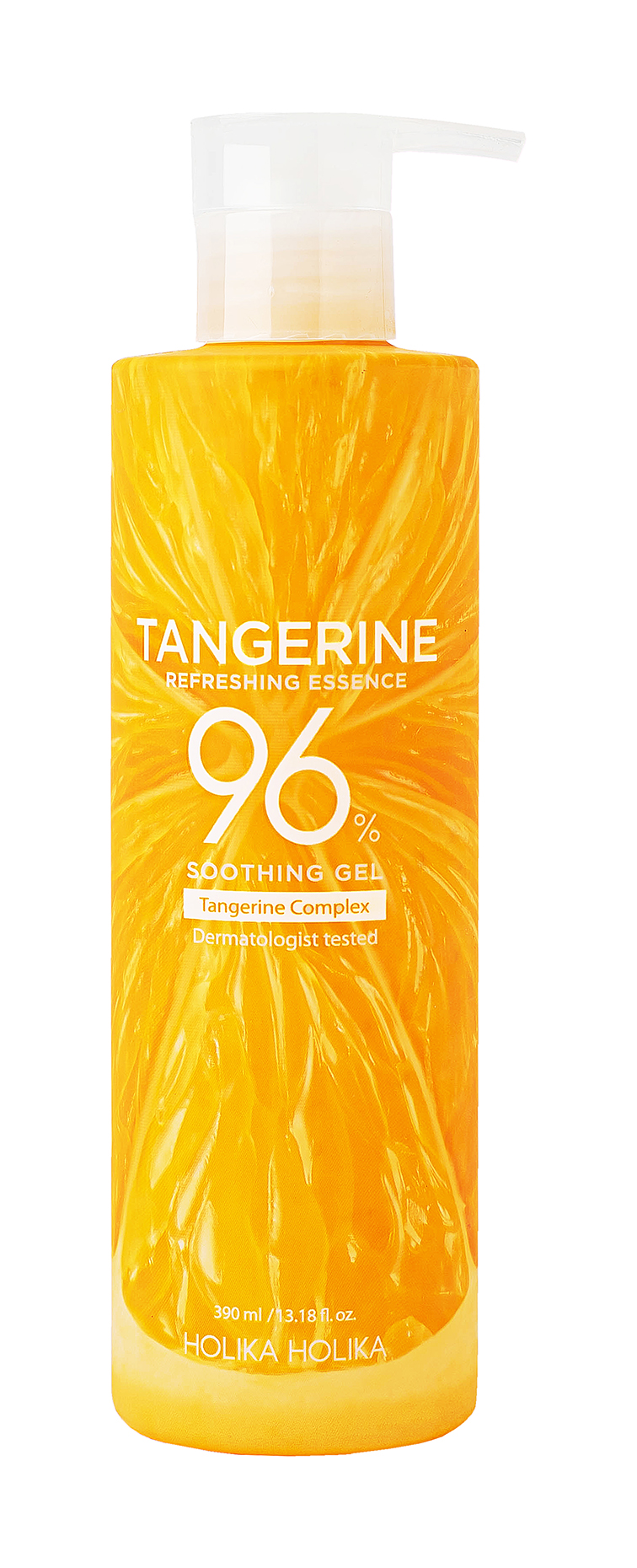 

Soothing Gel, Holika Holika, Tangerine Refreshing Essence 96% , 390 мл