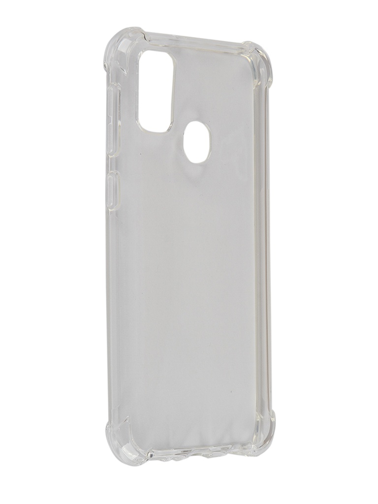 фото Чехол brosco для samsung galaxy m30s silicone transparent ss-m30s-hard-tpu-transparent